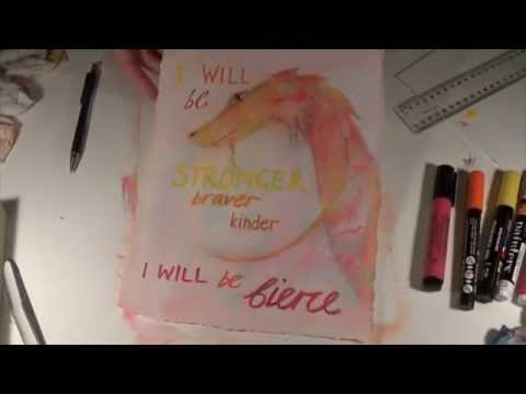 How to Draw Your Dragon Too - Kooky Makes for Lulu Art June 2014