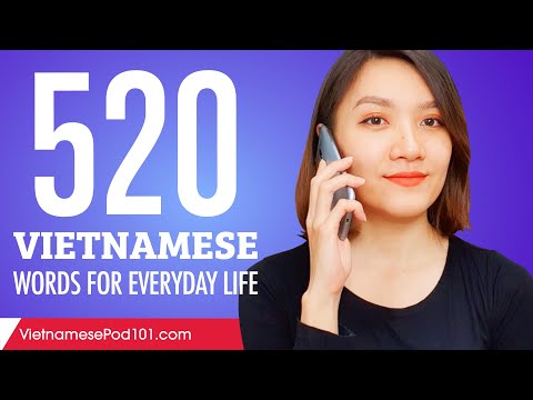 520 Vietnamese Words for Everyday Life - Basic Vocabulary #26