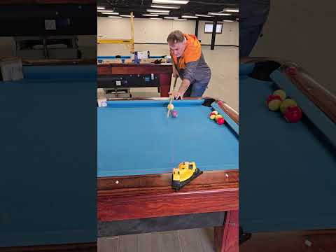 Center to Edge CTE Aiming in Pool using a laser