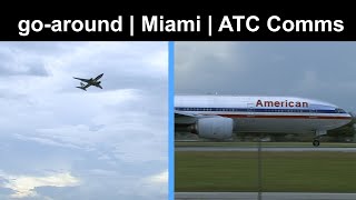 Go-around | Aeromexico 737 | American 777 | Miami Int