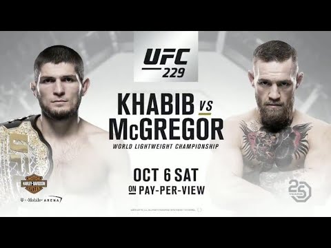 Khabib Nurmagomedov vs Conor McGregor (Entrance & Full Fight// UFC TV)