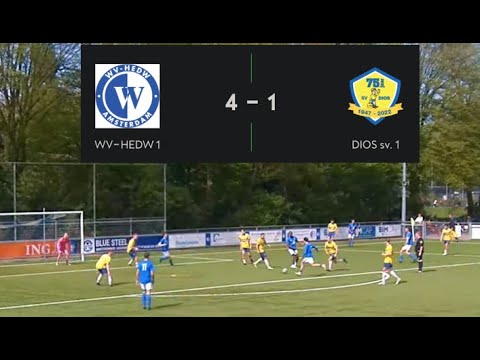 2 GOALS BINNEN 1 MINUUT!!⚡😱 | WV-HEDW 1 - DIOS 1 | Highlights