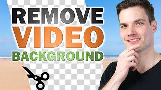✂ How to Remove Video Background - no green screen needed