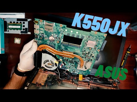 REASSEMBLE ASUS Laptop and Replace THERMAL PASTE [K550JX]
