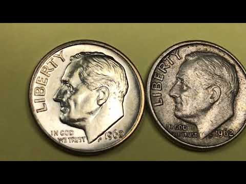 $2,200 1962 US Dime - DC Minutes United States Coins