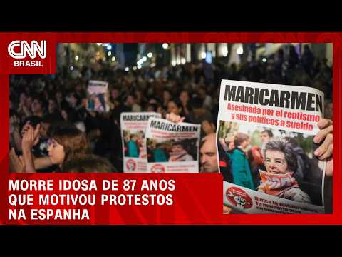 Morte de idosa despejada gera novos protestos por moradia na Espanha | LIVE CNN