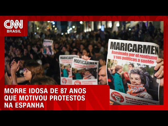 Morte de idosa despejada gera novos protestos por moradia na Espanha | LIVE CNN