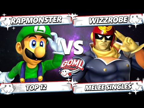 GOML 2025 - RapMonster (Luigi) Vs. Wizzrobe (Captain Falcon) Smash Melee - SSBM