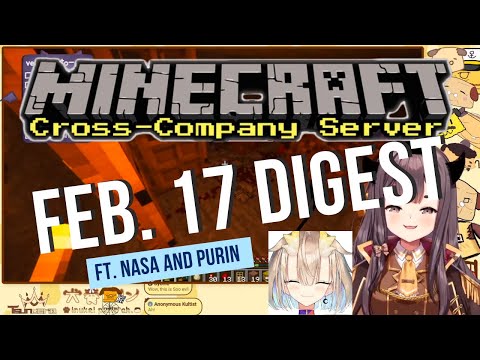 Minecraft Feb-17 Server Highlights ft. Nasa, Purin 😱
