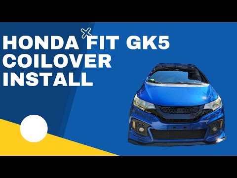 Honda fit GK5 Coliover Install