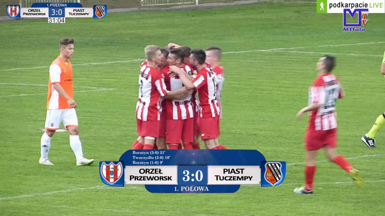 WIDEO: Orzeł Przeworsk - Piast Tuczempy 4-2 [SKRÓT MECZU]
