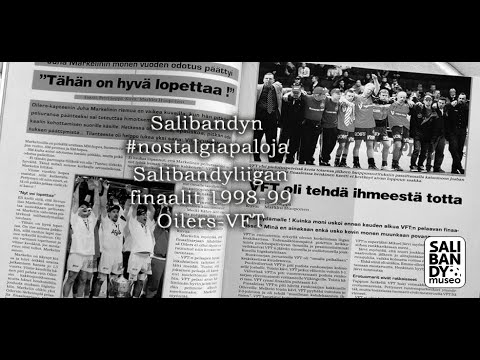 1999 - Salibandy #nostalgiapaloja . Salibandyliigan finaalit 1999