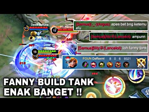 FANNY PAKE BUILD TANK ? ENAK BANGET AUTO GAMPANG NAIK RANK KE MYTHIC GLORY !!