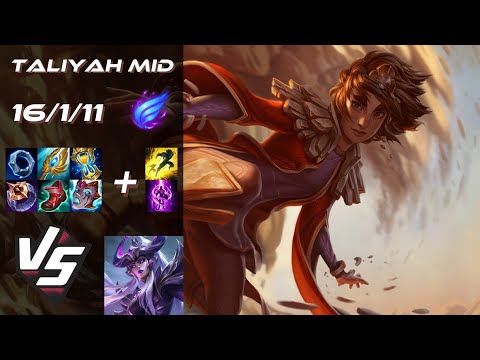 MID Taliyah vs Syndra - EU Master Patch 14.10