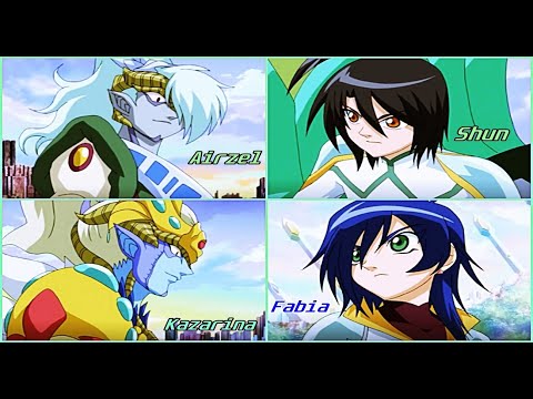 Airzel & Kazarina vs Shun & Fabia - Bakugan Gundalian Invaders (Episode 24-25)