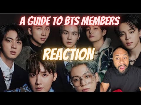 First Time Watching "A Guide to BTS Members: The Bangtan 7" | REACTION