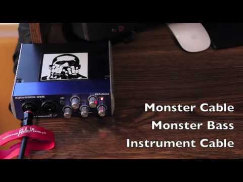 Monster Bass Instrument Cable Demo