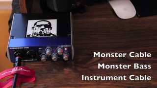 Video thumbnail for Monster Bass Instrument Cable Demo by Carson Childers Music