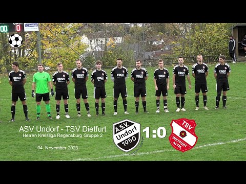 ASV Undorf - TSV Dietfurt 1:0 - Herren Kreisliga Regensburg Gruppe 2