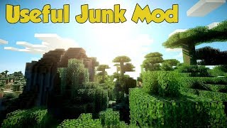 preview picture of video 'Minecraft Mod Showcase: Useful Junk Mod! MASS PRODUCE EMERALDS,BLAZE RODS,LEATHER,AND MORE!'