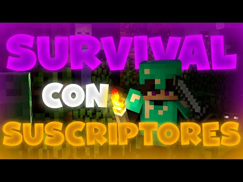 EPIC SURVIVAL ADVENTURE with SUBS! Join our MINECRAFT SERVER now!