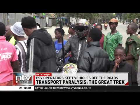 Crippling nationwide public transport strike paralyses activities in major towns across the country