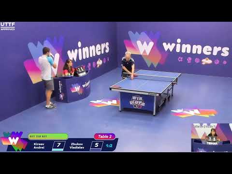 WINners CUP table 2  10.10  Kireev Andrei - Zhukov Vladislav 14:30