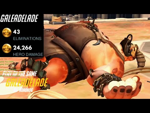 GALE DOMINATING AS NEW ROADHOG! 43 ELIMS! duo w/ KEPHRII WIDOW! [ TOP 500 OVERWATCH ]