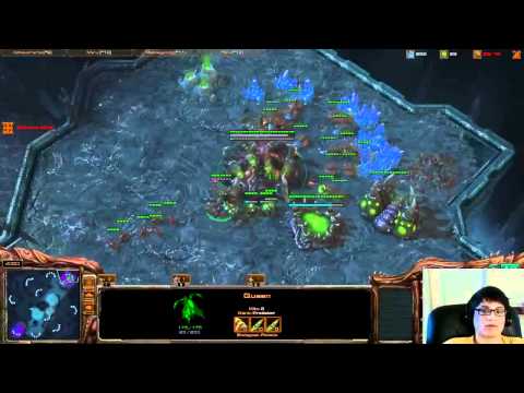 Spanishiwa [FPVOD w/C] vs  hjoplol [ZvZ Xel'Naga Caverns 1v1]