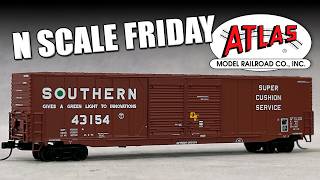 60' ACF Auto Parts Boxcar Atlas Master N Scale Friday