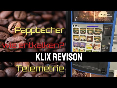 , title : 'Klix Kaffeeautomat Revision, Entkalkung, Einbau der Rollen'