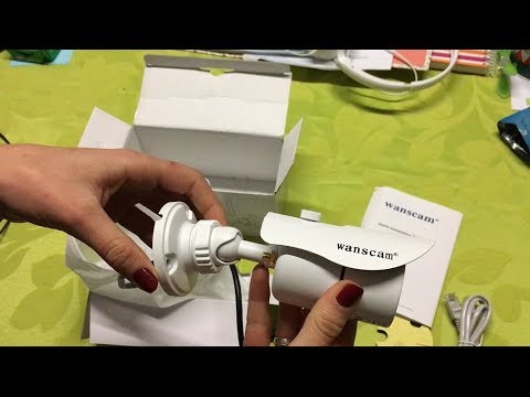 Wanscam HW0043 ip camera outdoor waterproof - unboxing