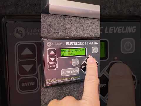 how to clear the LF error code on the lippert self leveling system