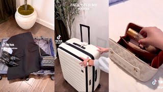 Travel Bag Packing Organizing TikTok Compilation