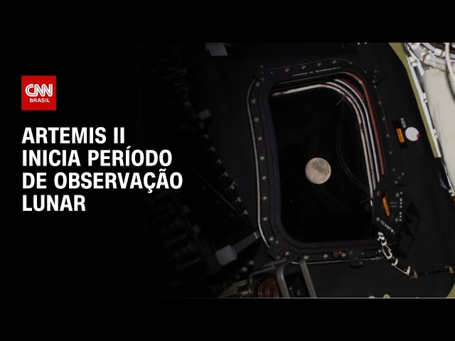 Astronautas da Artemis II iniciam observação lunar; acompanhe | CNN 360°