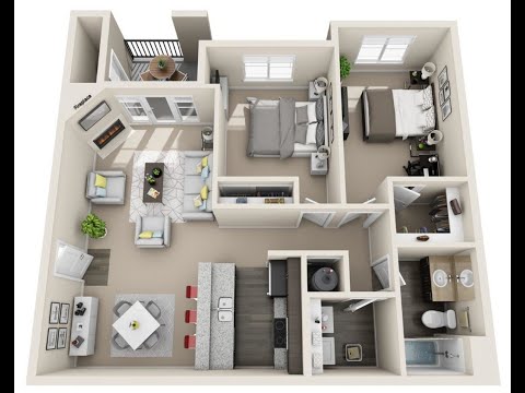 Beautiful 2 bedroom, super cute floorplan, laundry room with full size washer and dryer! property video