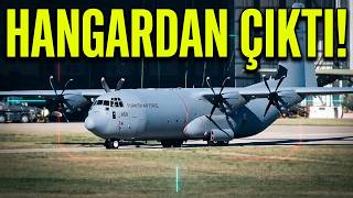 BU YIL TÜRKİYE'YE TESLİM EDİLECEK İLK 2 C130J-30 NAKLİYE UÇAKLARI HANGARDAN ÇIKT
