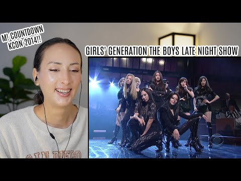 [Girls' Generation M! Countdown KCON 2014] & 'THE BOYS' Live On the David Letterman Show REACTION