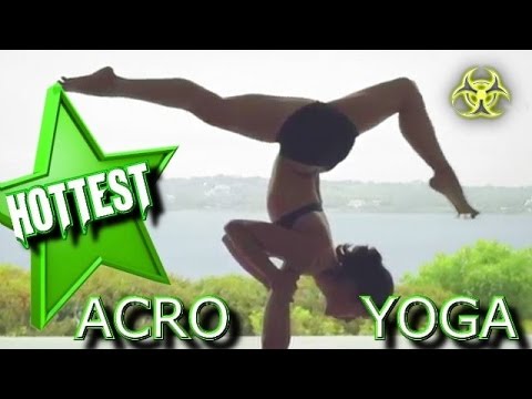 Acro Yoga Contortionist, Sexy Contortion, Flexible Girl Expert Gymnastic Performer 2016