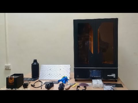 Unboxing e configuração da Mega 8K V2 no canal Hydrotech 3D