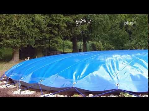 Rund Schwimmbecken Abdeckplane Pool Abdeckung Plane Poolabdeckung Frame 