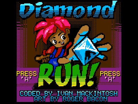 Neo Geo Pocket Color Longplay [17] Diamond Run! (Homebrew/No Audio)