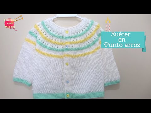 Rice stitch sweater (Size 3 to 4 years)