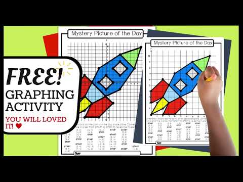 Coordinate Graphing Mystery Picture Four Quadrants (Free download!)