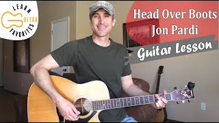 How To Play Head Over Boots - Jon Pardi | Guitar Tutorial