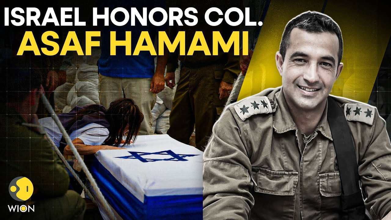 LIVE: Israel Holds Funeral Retrieved Hostage, Soldier Colonel Asaf Hamami | Israel-Gaza War | WION