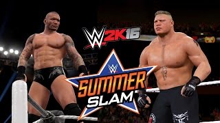 WWE 2K16: Lesnar vs Orton SummerSlam Hype Promo