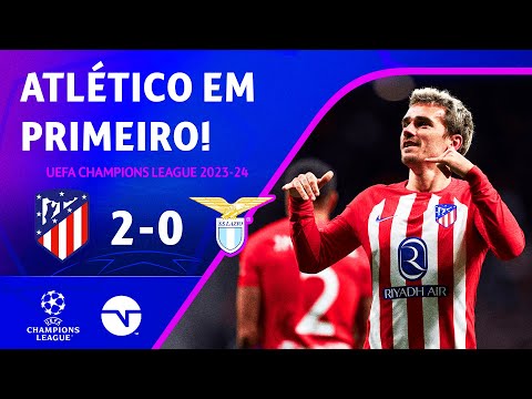 Gols e lances de Atlético de Madri x Lazio