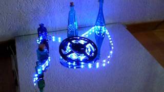 RGB LED Strip Band Set Beleuchtungstechnik Ultrahell Fernbedienung Netzadapter Netzgerät 3