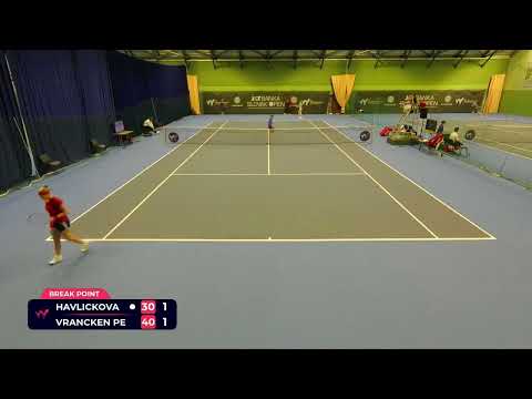 Lucie Havlickova [WC] (CZE) vs Anouck Vrancken Peeters (NED) // 7-6 6-3 / W75 Bratislava / 2nd Round